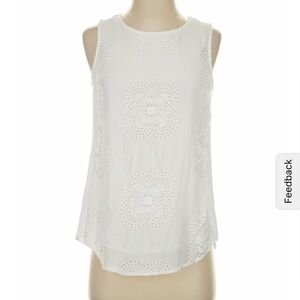 Daniel Rainn Ivory Sleeveless Blouse